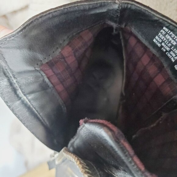 Vintage Y2K MADDEN GIRL "Whipster" Lace Up Prairie Ankle Boots - Picture 12 of 14